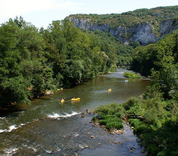 Les gorges de l'Aveyron