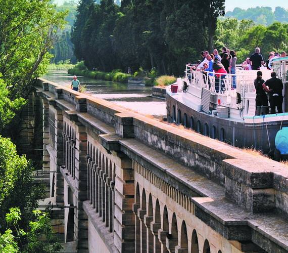 Pont-canal de l'Orb - Canal du Midi © Compagnie des bateaux du Midi