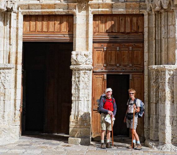 Sur les chemins de Saint-Jacques-de-Compostelle © D.Viet / CRTL Occitanie