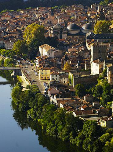 Vue sur le vieux Cahors