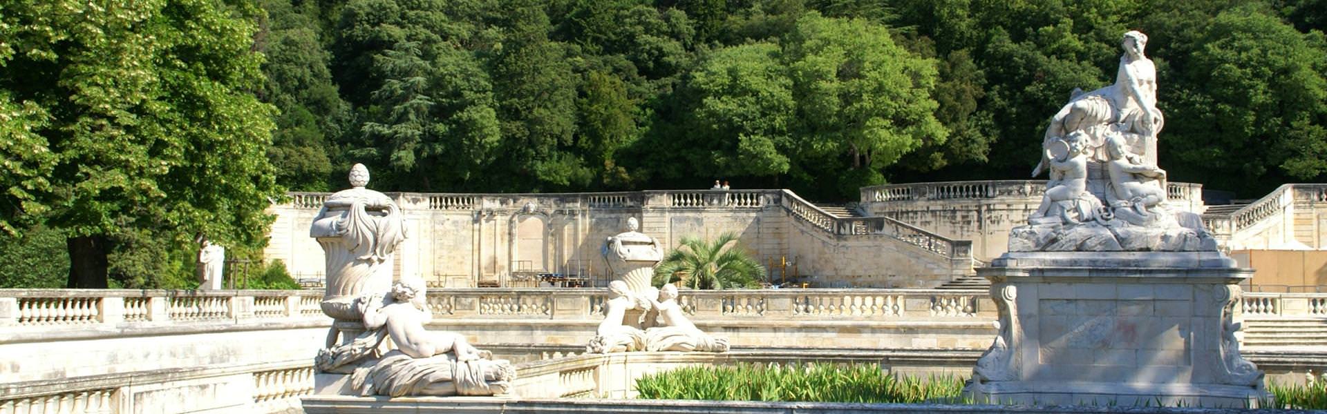 Jardins de la Fontaine, © Gard Tourisme Les Jardins de la Fontaine