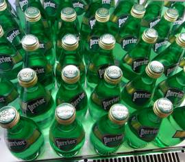 Bouteilles de Perrier