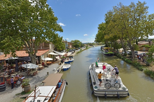 Canal du Midi - Port du Somail © CRTL Occitanie / J.Damase