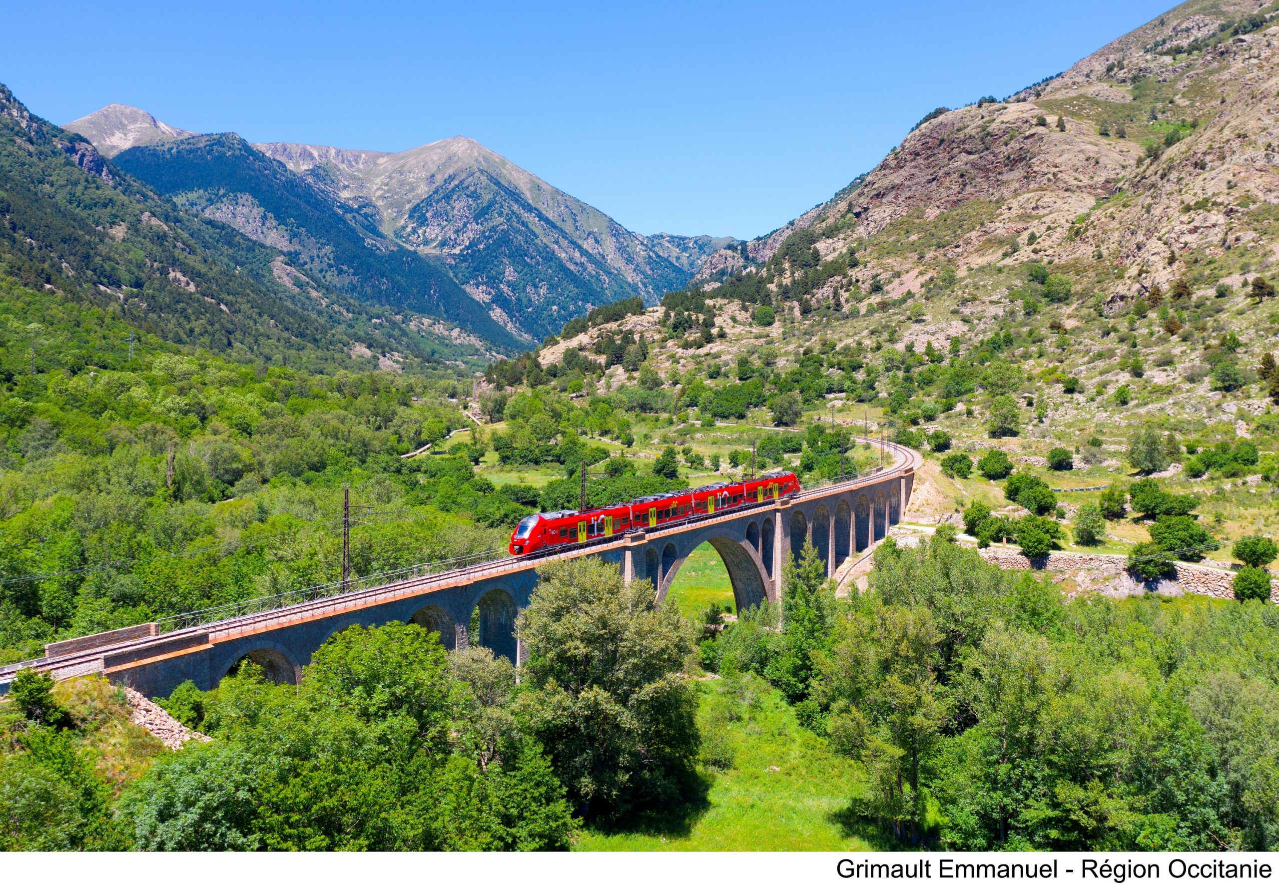 Train régional Occitanie © Région Occitanie / E.Grimault