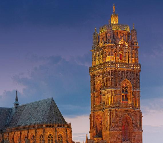Le clocher de la cathédrale de Rodez © D.Viet / CRTL Occitanie