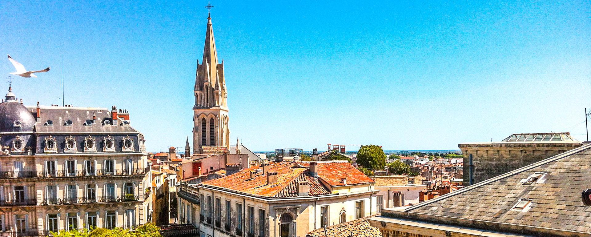 Les toits de Montpellier © Office de tourisme de Montpellier