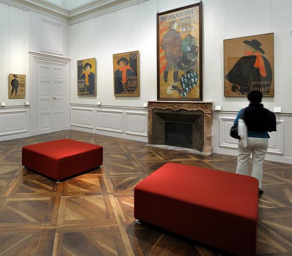 Salle du Musée Toulouse-Lautrec © François Pons
