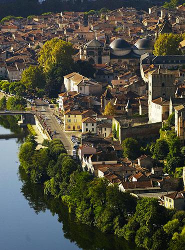 Vue sur le vieux Cahors