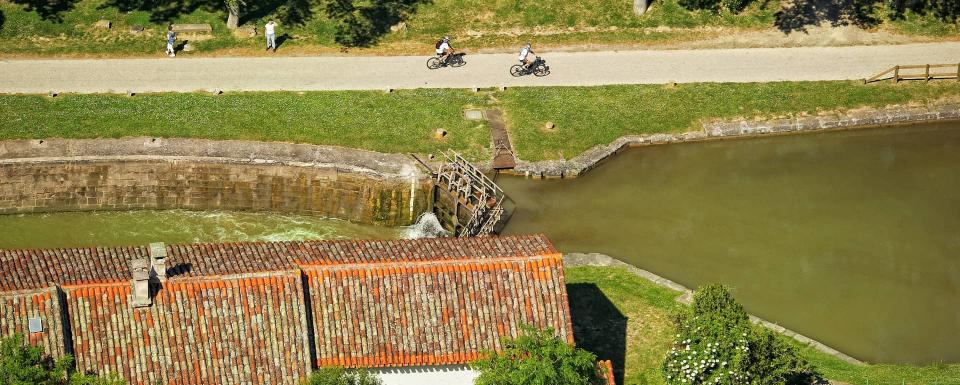 Grands itinéraires vélo, Canal des Deux Mers