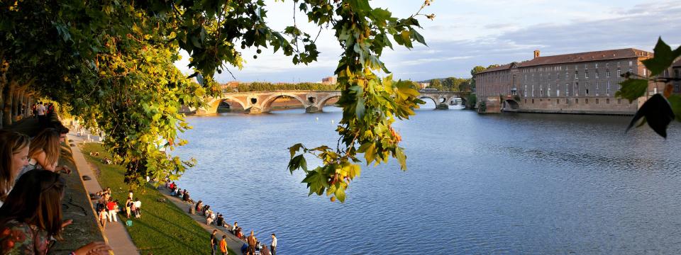 Bords de Garonne à Toulouse