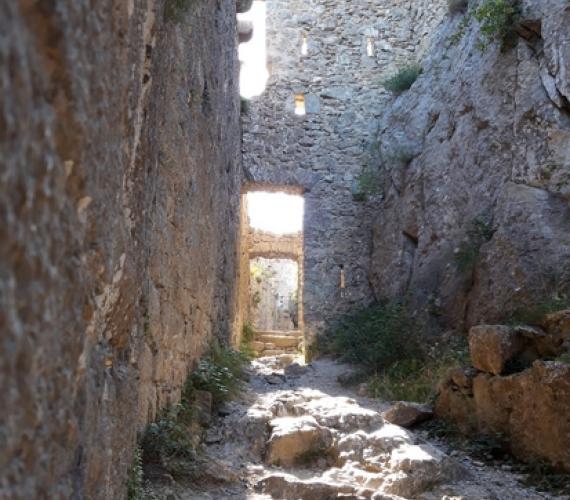 Dans le donjon du château, ADT Aude Dans le donjon du château