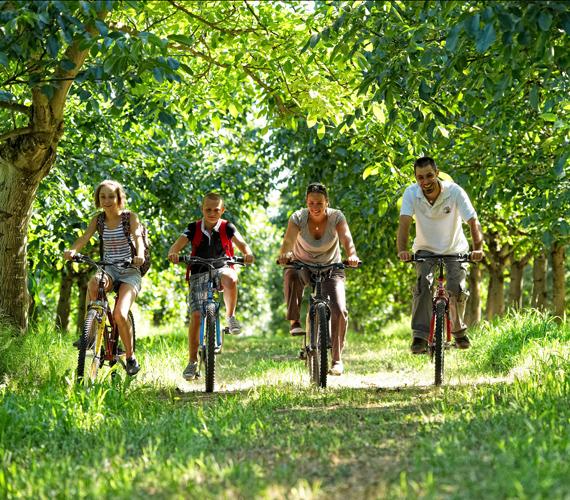 Vélo dans la vallée de Dordogne