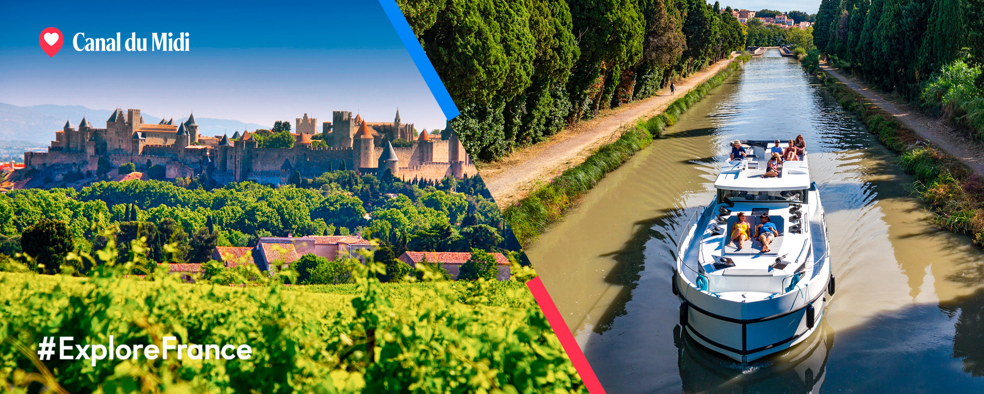 Le canal du Midi - Occitanie -Explore France