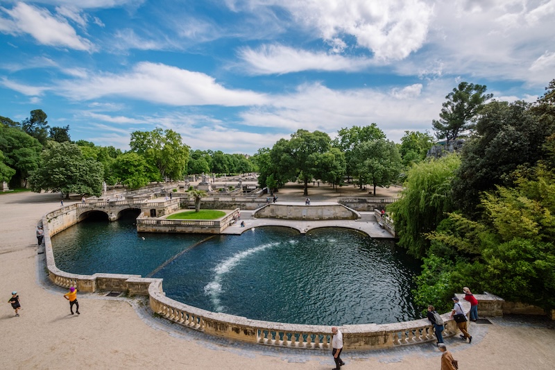 Jardins de la fontaine à Nîmes © O.T de Nîmes