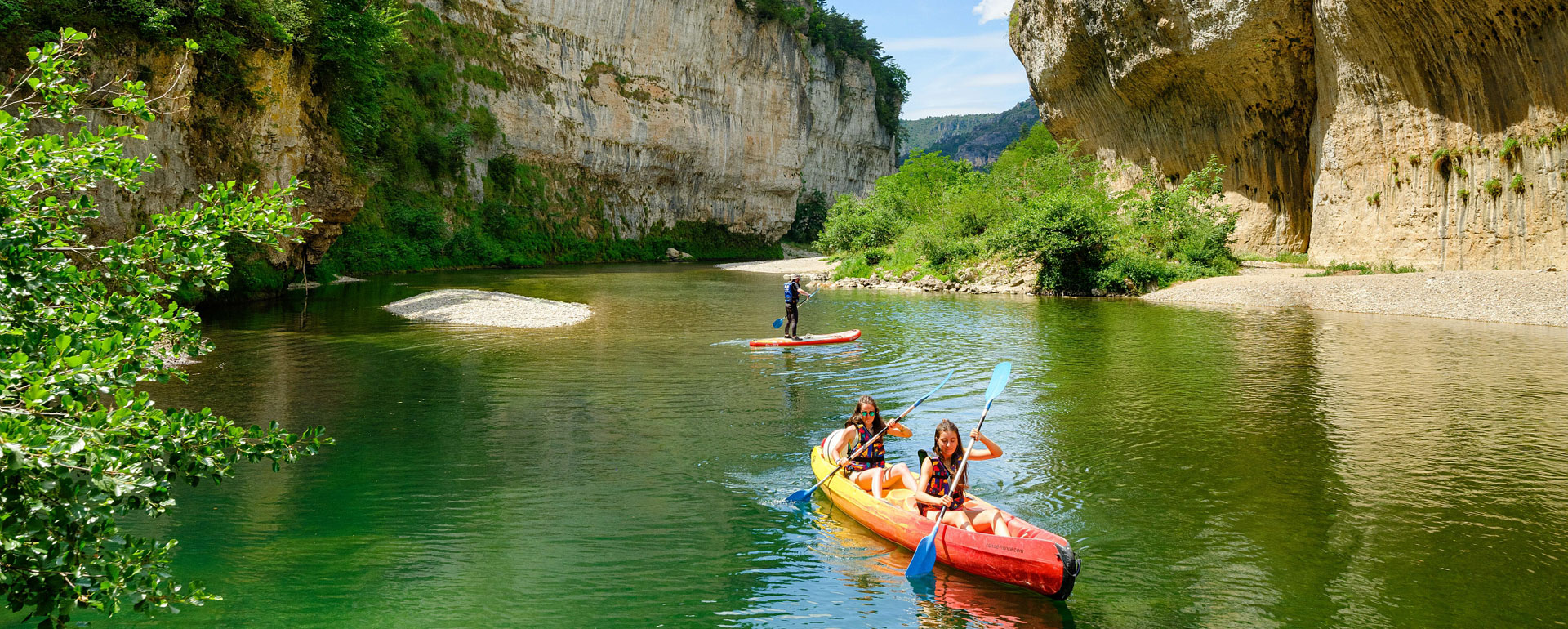 Canoa gorges du Tarn