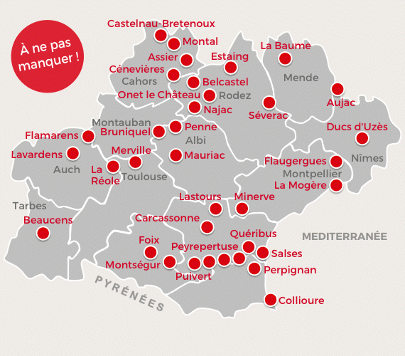 Cartographie Châteaux