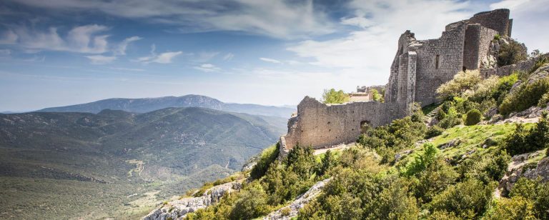 Château de Peyrepertuse dans l'Aude