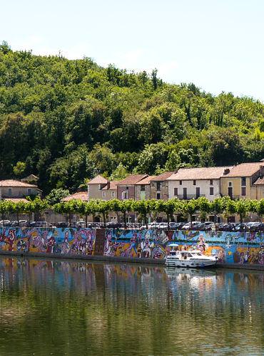 Fresque de Chamizot a? Douelle © Lot Tourisme