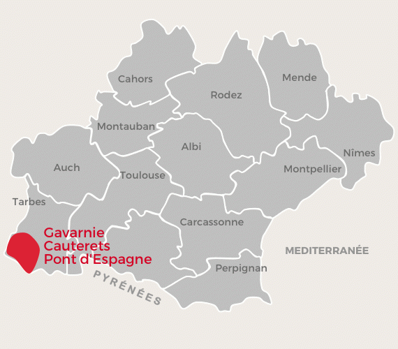Gavarnie Cauterets Pont d'Espagne