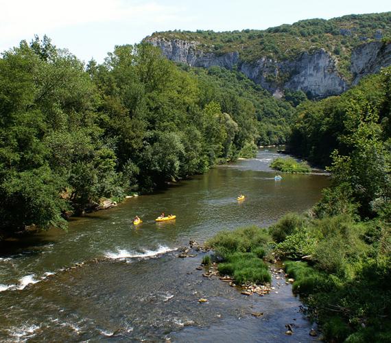 Les gorges de l'Aveyron