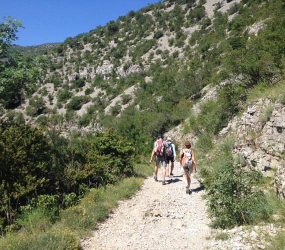 Wandelen in Navacelles Randonnée à Navacelles