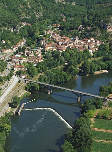 Vue aérienne de Vers
