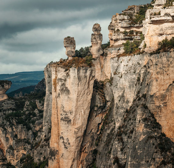 Wandelen hermitage Saint Michel - Gorges de la Jonte