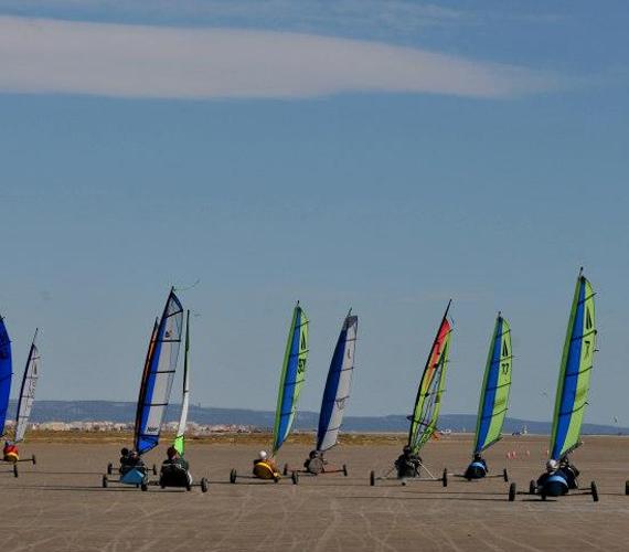 Char à voile à La Franqui © Discover Carcassonne & tous les Trésors de l'Aude