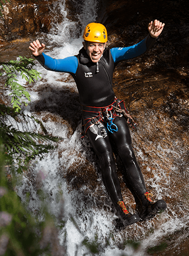 Canyoning nell'Ariège Canyoning en Ariège - Les toboggans © ADT Ariège