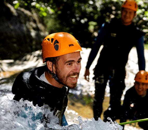 Canyon di Marc nell'Ariège Une aventure au pied des Pyrénées ariégeoises © ADT Ariège