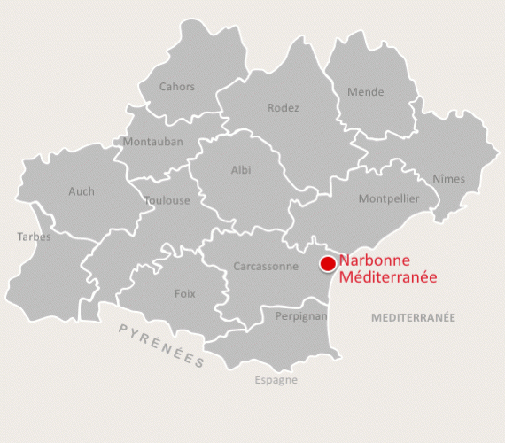 Cartographie Narbonne Méditerranée