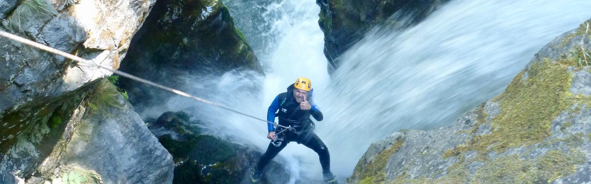 Canyon de Saugue dans les Hautes-Pyrénées © HPTE/ Thomas Braccini