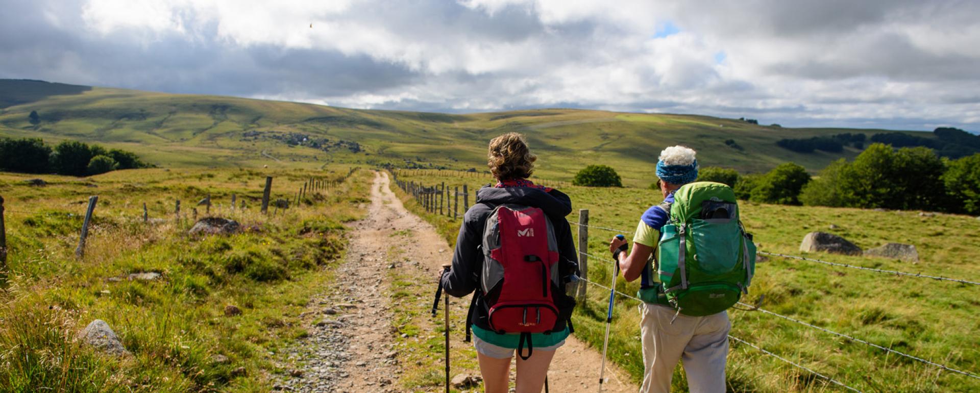 Randonnée sur le GR65 en Lozère